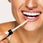 woman wearing lipstick