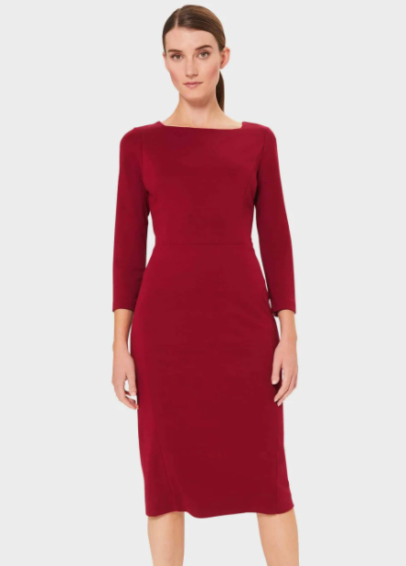 red dress from Hobbs